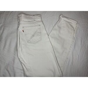 Vintage Levi's 550 Jeans Men's 34x32 White Orange Tab Denim Made in USA 90s